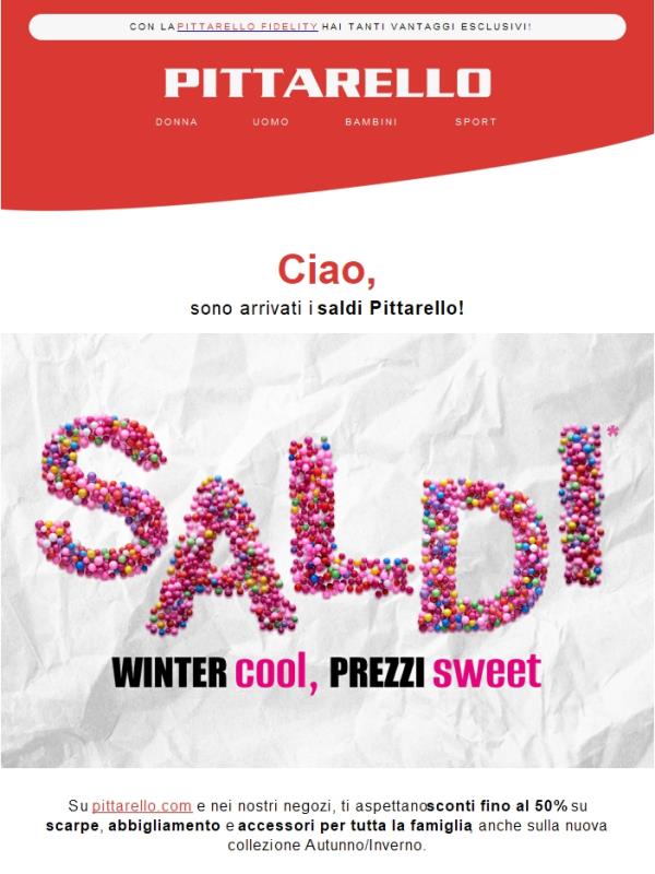 SALDI ❄️ Winter cold, prezzi sweet 🍬