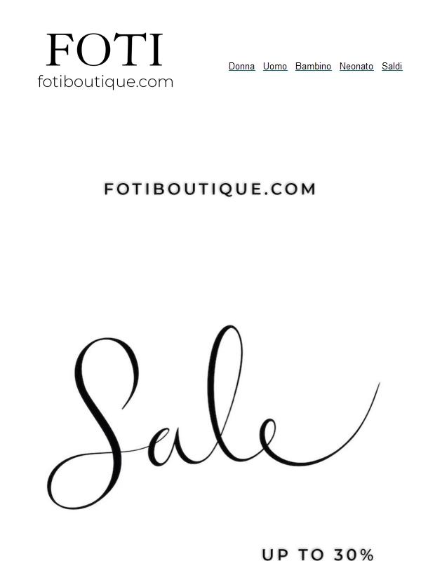 WINTER SALES UP TO -30 OFF