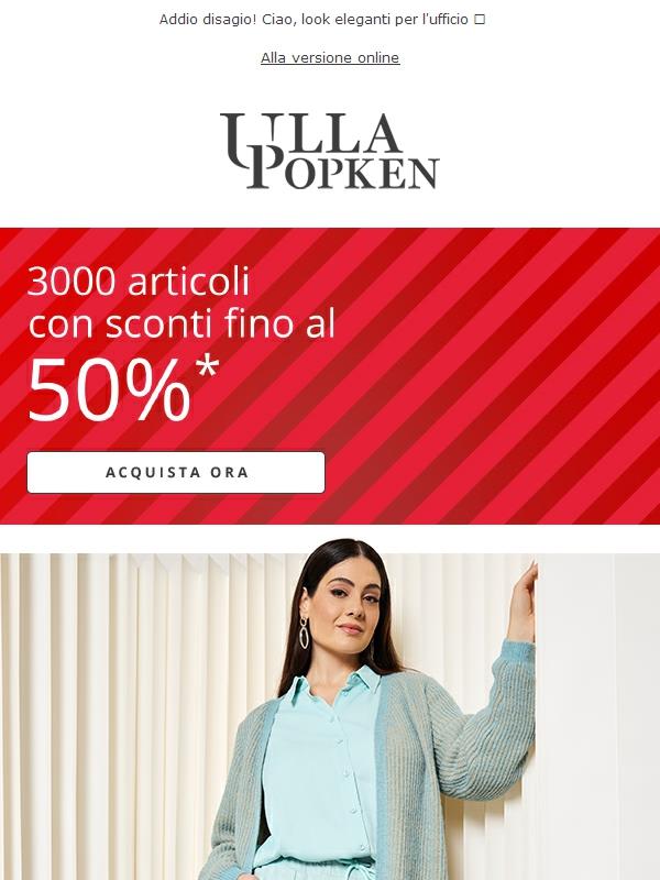 Fino al 50% di sconto su articoli selezionati 😍 Approfittane ora