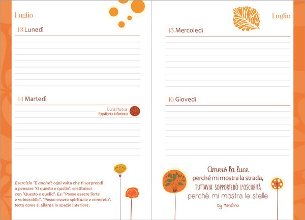 Omaggio Agenda Pagine Interne