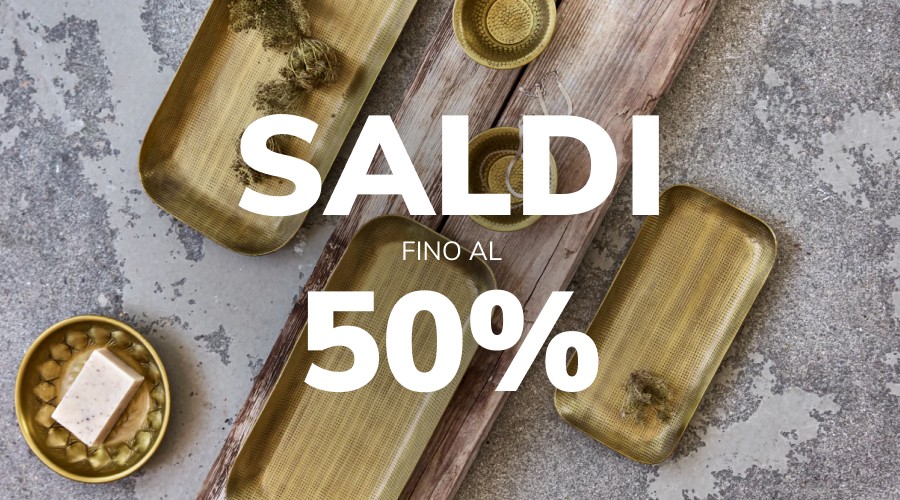 Saldi 2026 - Fino al 50% di sconto