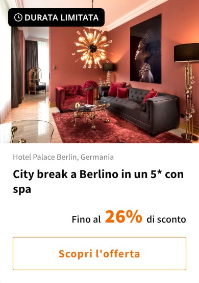 City break a Berlino in un 5* con spa