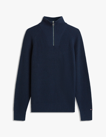 Pullover relaxed fit in maglia a coste