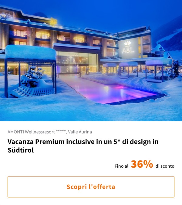 Vacanza Premium inclusive in un 5* di design in Südtirol