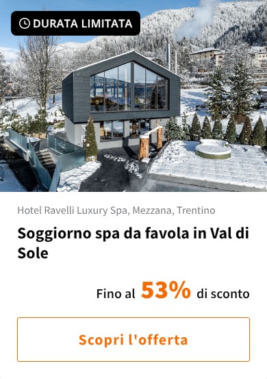 Soggiorno spa da favola in Val di Sole