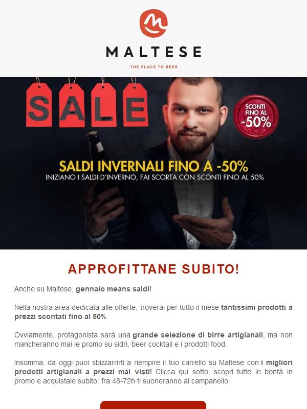 Su Maltese ci sono i saldi!