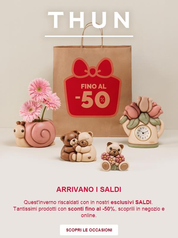 ARRIVANO I SALDI fino al -50%🔝