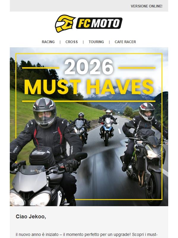 ⭐ I nostri must-have per il 2026