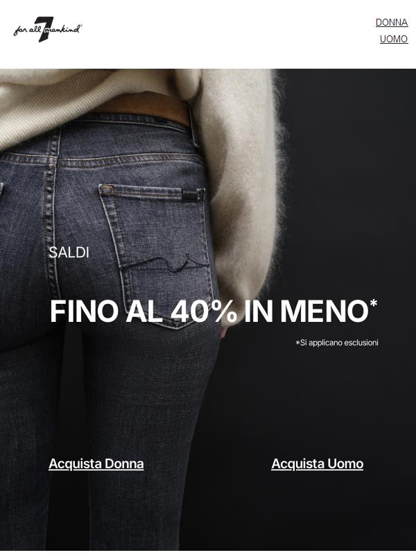 I saldi invernali sono appena iniziati