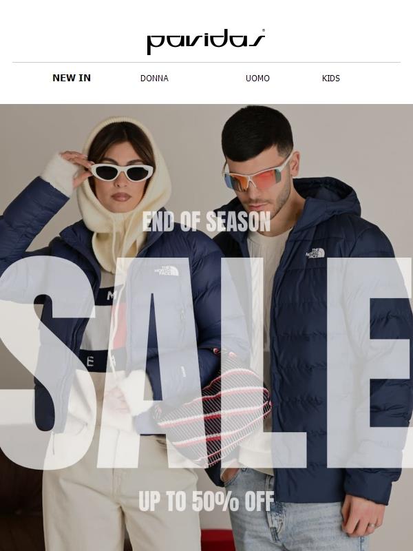 Non perdere i saldi da PAVIDAS!