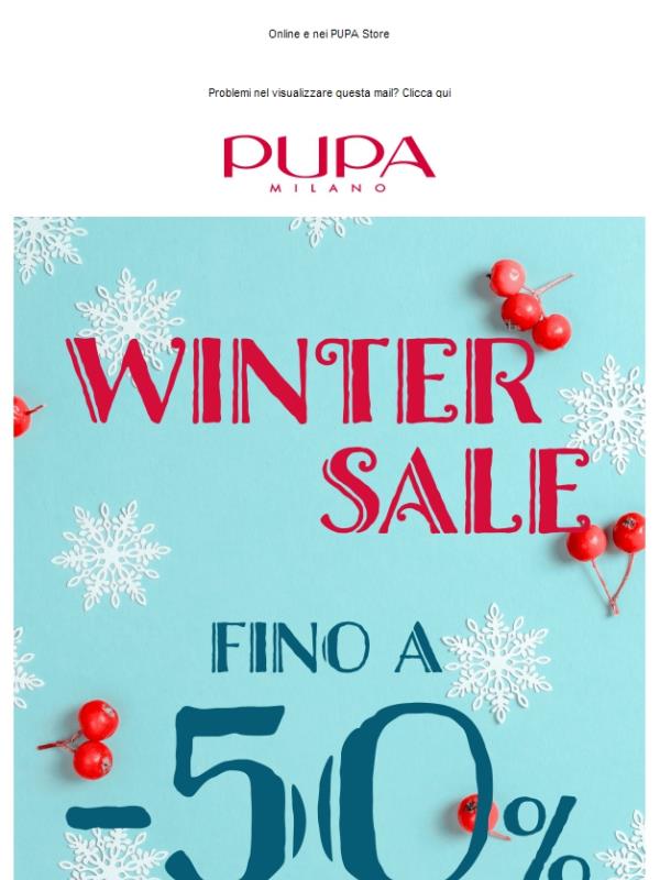 Iniziano i SALDI PUPA ❄️