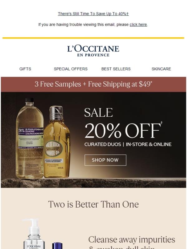 Start Your Routine With 20% Off Duos