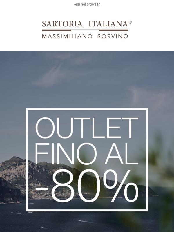 Sunday Promo al -80%: Scopri il nostro Outlet