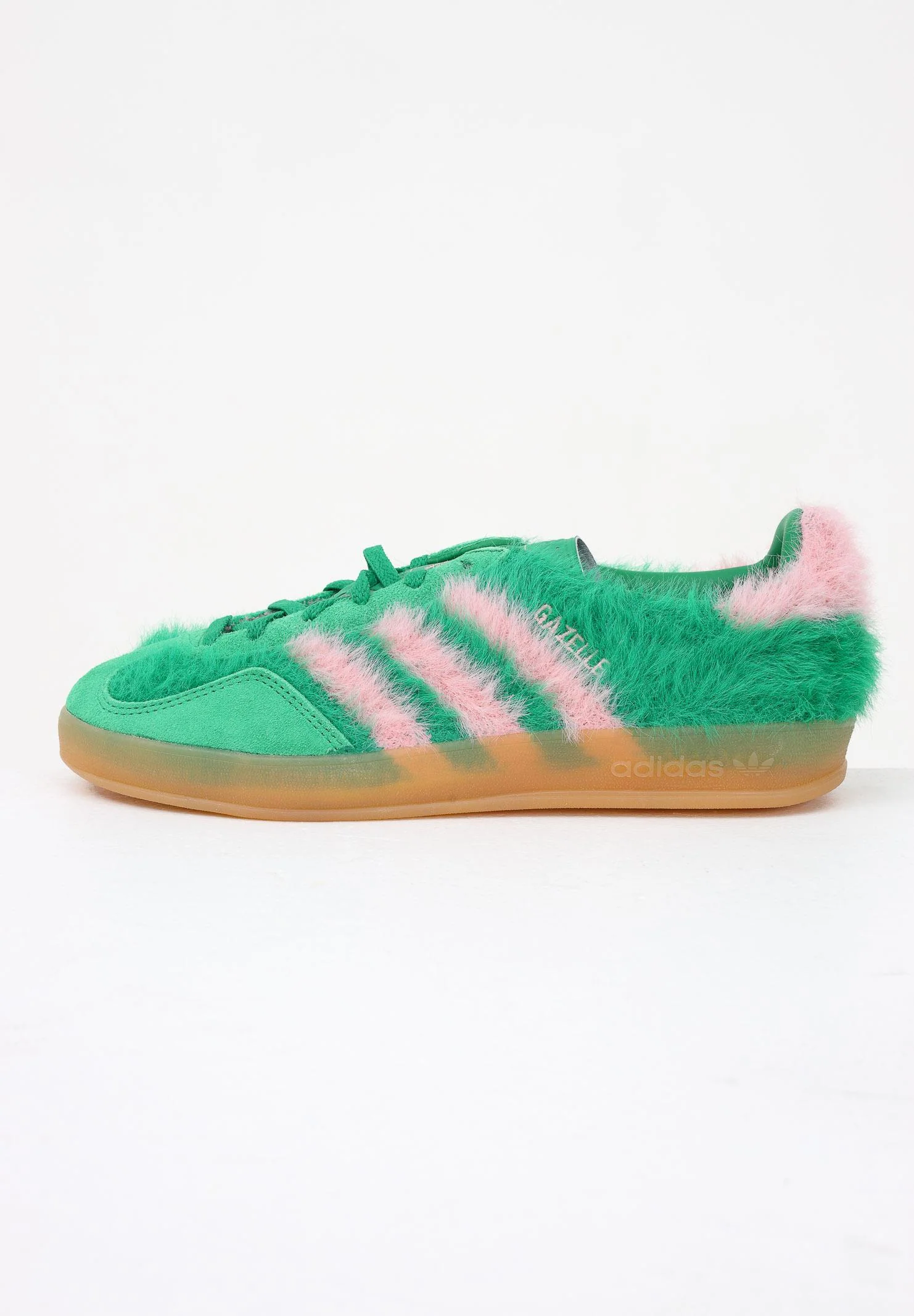 Image of ADIDAS ORIGINALS Sneakers Gazelle Indoor Fur Tan verdi da donna