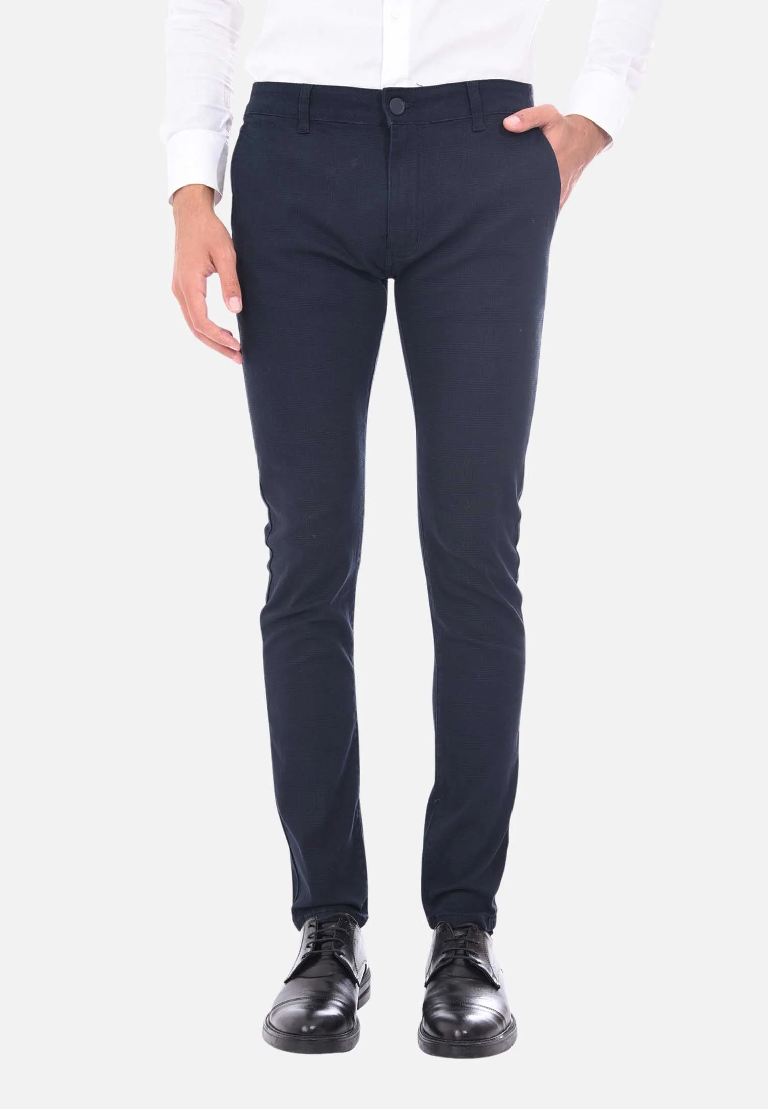 Image of Pantalone a quadri caldo cotone