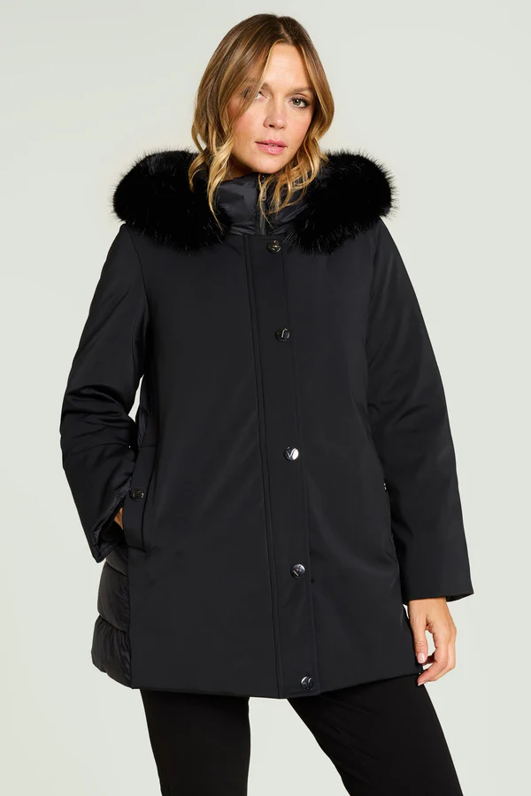 PIUMINO IN TESSUTO TECNICO E NYLON