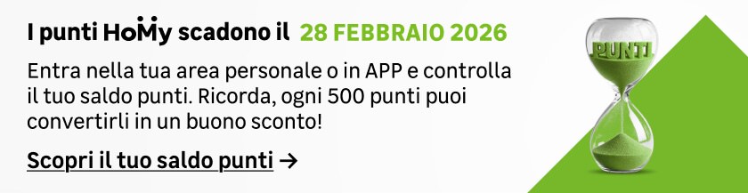 scadenza punti homy