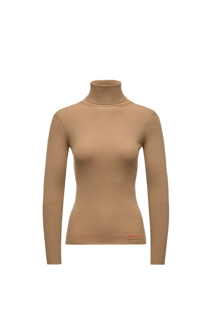 Maglione in lana logato