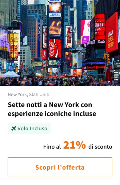 Sette notti a New York con esperienze iconiche incluse