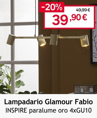 lampadario glamour fabio