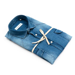 Camicia Denim con Tasche