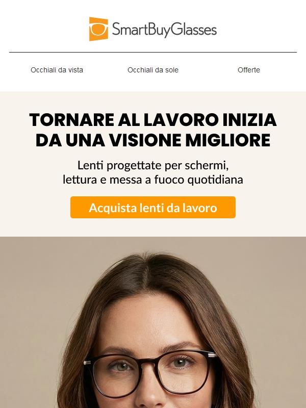 Rientro al lavoro con più cura per gli occhi