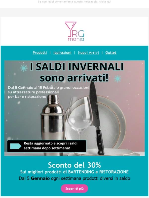 I nostri saldi non sono congelati🧊 -30% su prodotti diversi ogni settimana