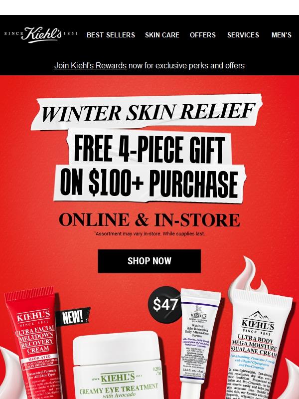 ENDS TONIGHT: Your FREE 4pc Winter Gift