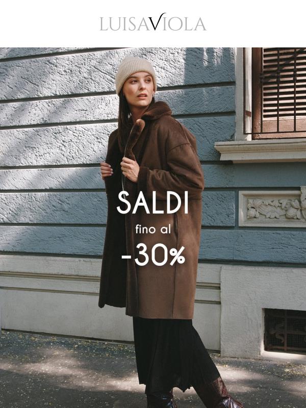 Cappotti e piumini al -30%!