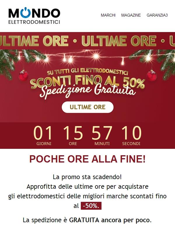 Spedizione GRATUITA ancora per poco!⏰
