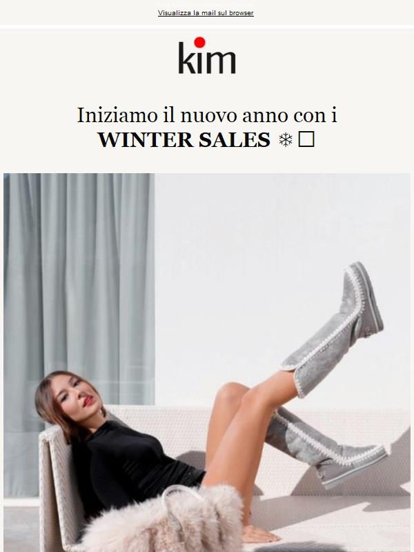 Non perdere i nostri saldi invernali! Sconti fino al 50% ❄️