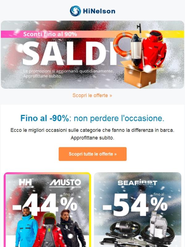 ❄️ Saldi HiNelson ora online