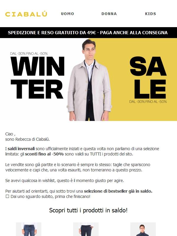 I Saldi Invernali sono iniziati ❄️