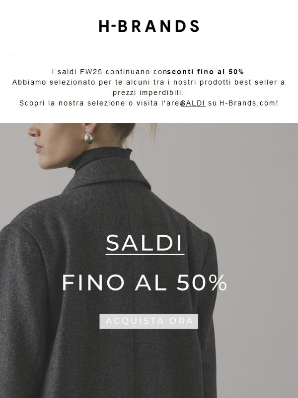 Saldi FW25 - Speciale Epifania ✨