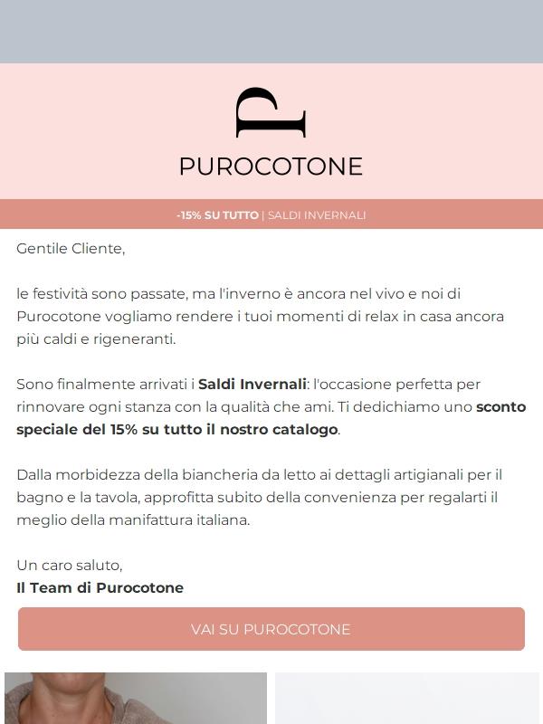 Finalmente Saldi Invernali! -15% su tutto il Catalogo.