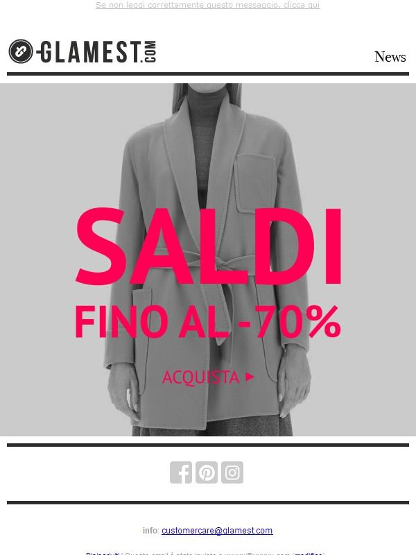 Saldi fino al -70%