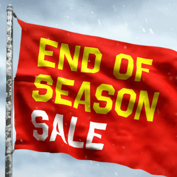 End of season sale