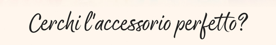 Cerchi l'accessorio perfetto?