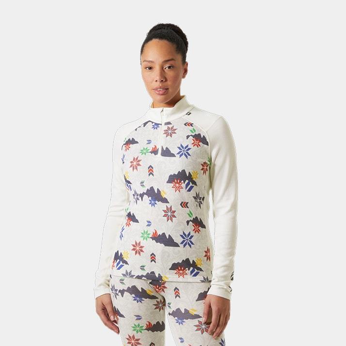 Women's LIFA® Merino Midweight Graphic Half-Zip Base Layer