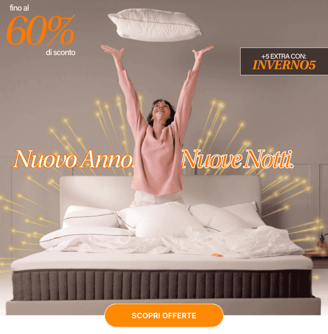 fino al 60% di sconto +5 EXTRA CON: INVERNO5