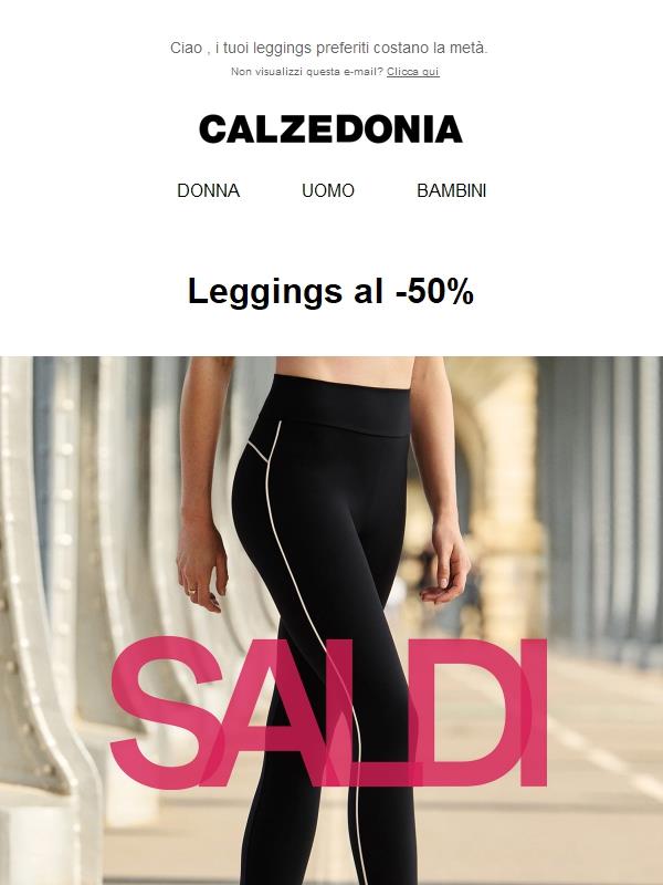 SALDI: Scopri i Leggings al -50%
