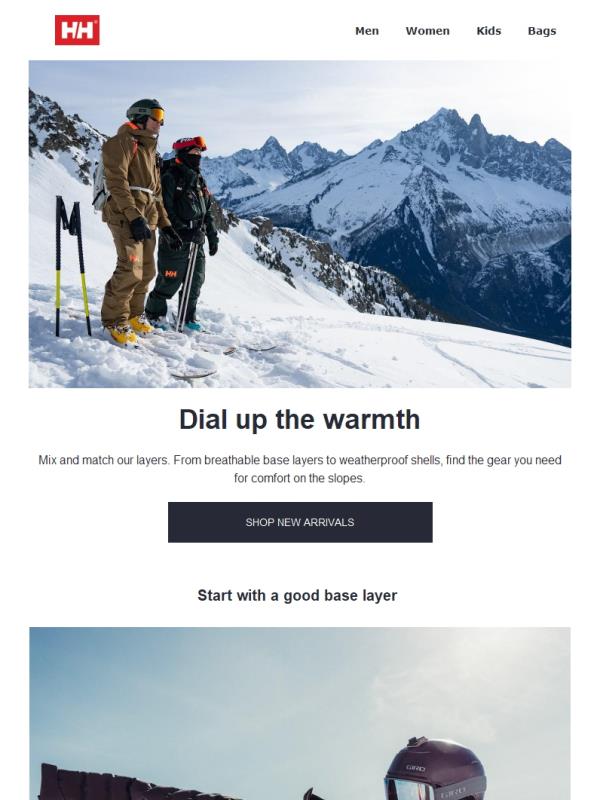 Layer up for the slopes