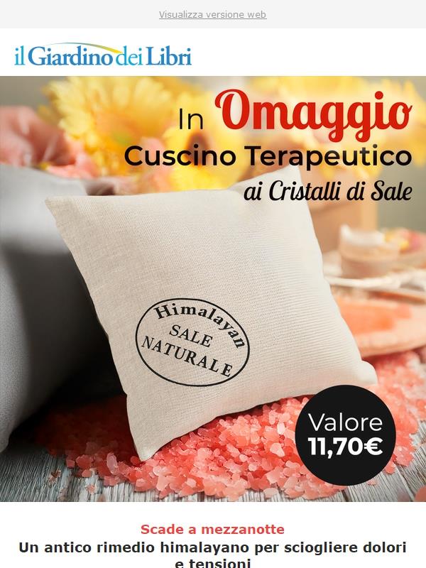 ⚡️ (Solo Oggi) In OMAGGIO il Cuscino Terapeutico ai Cristalli di Sale