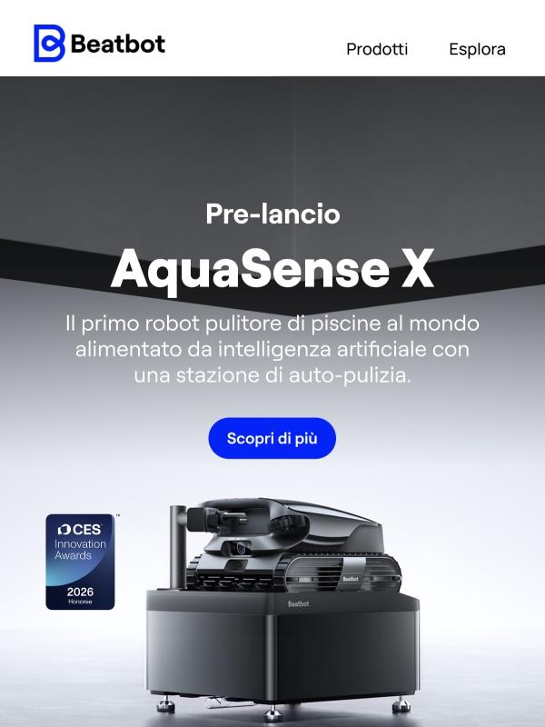 Nuovo Arrivo! Presentiamo Beatbot AquaSense X!