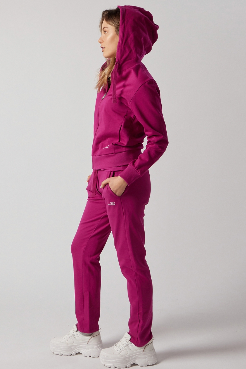 Set Felpa con Cappuccio e Zip + Joggers