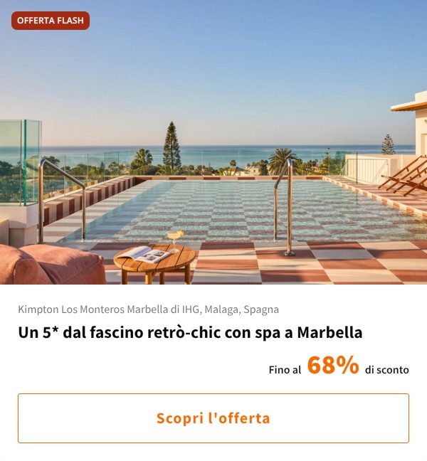 Un 5* dal fascino retrò-chic con spa a Marbella