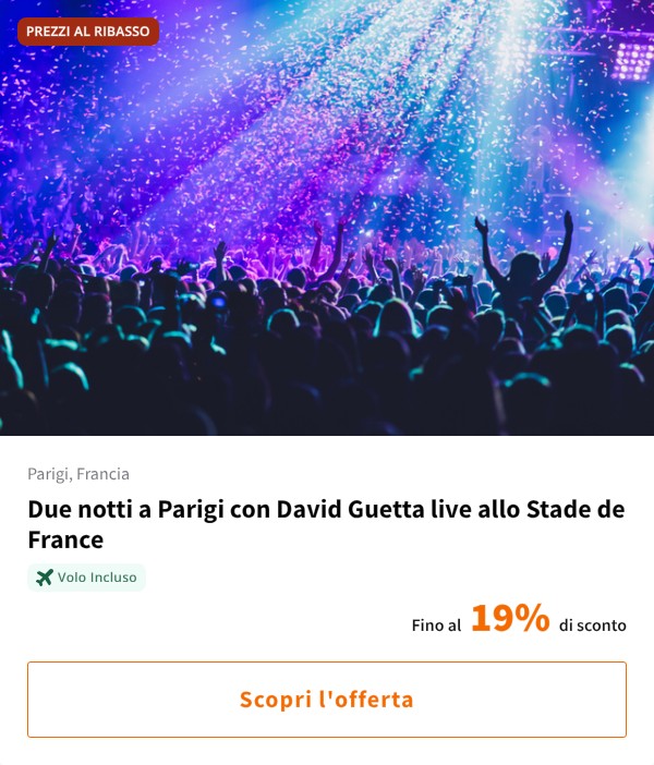 Due notti a Parigi con David Guetta live allo Stade de France