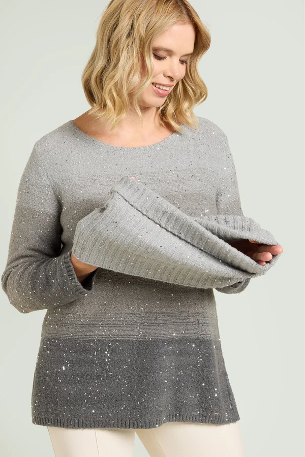 MAGLIA DEGRADE' FULL PAILLETTES