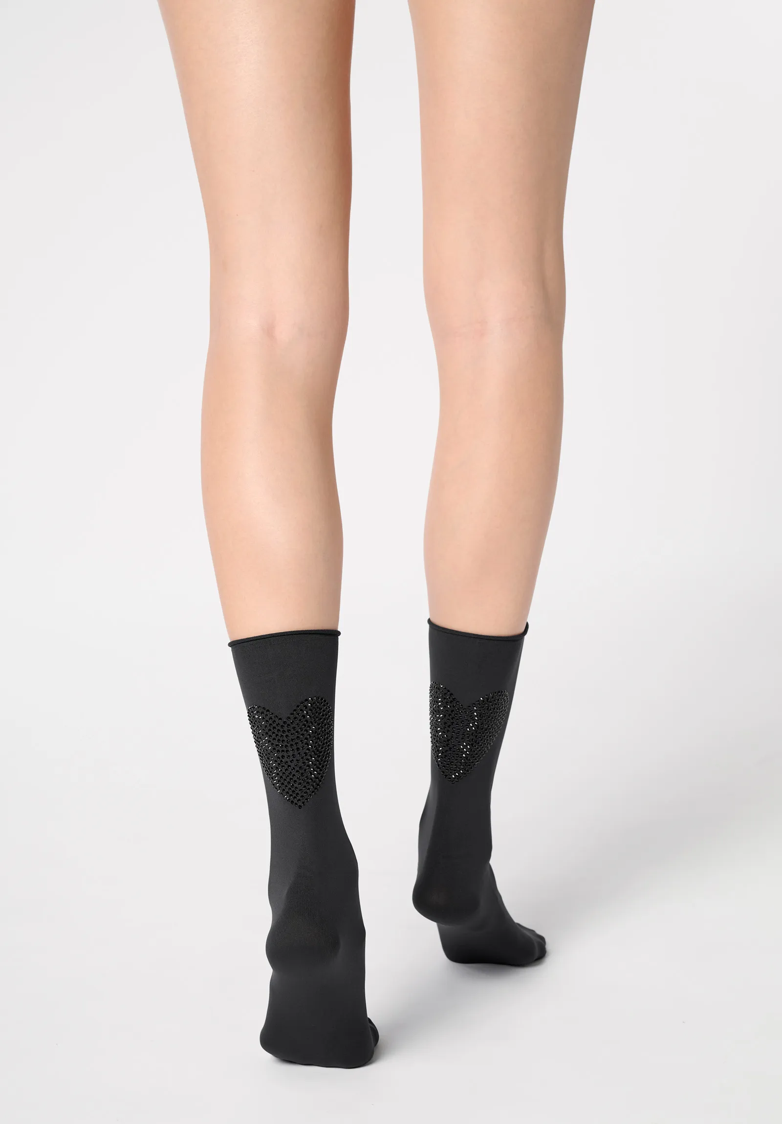 Image of Calzino Coprente con Strass Charm 50