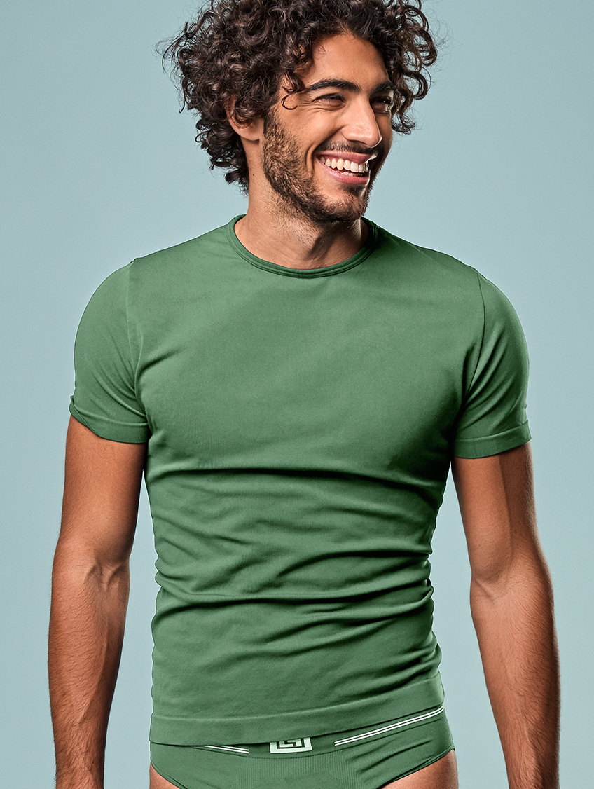 Image of T-SHIRT UOMO GIROCOLLO FELCE